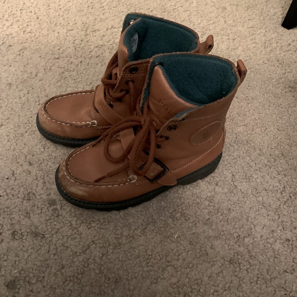 Polo Ralph Lauren size 12 little boys boots